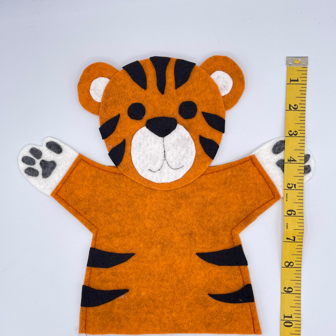 Tiger Hand Puppet Pattern EasytoFollow PDF Sewing Pattern Teaching in the Home